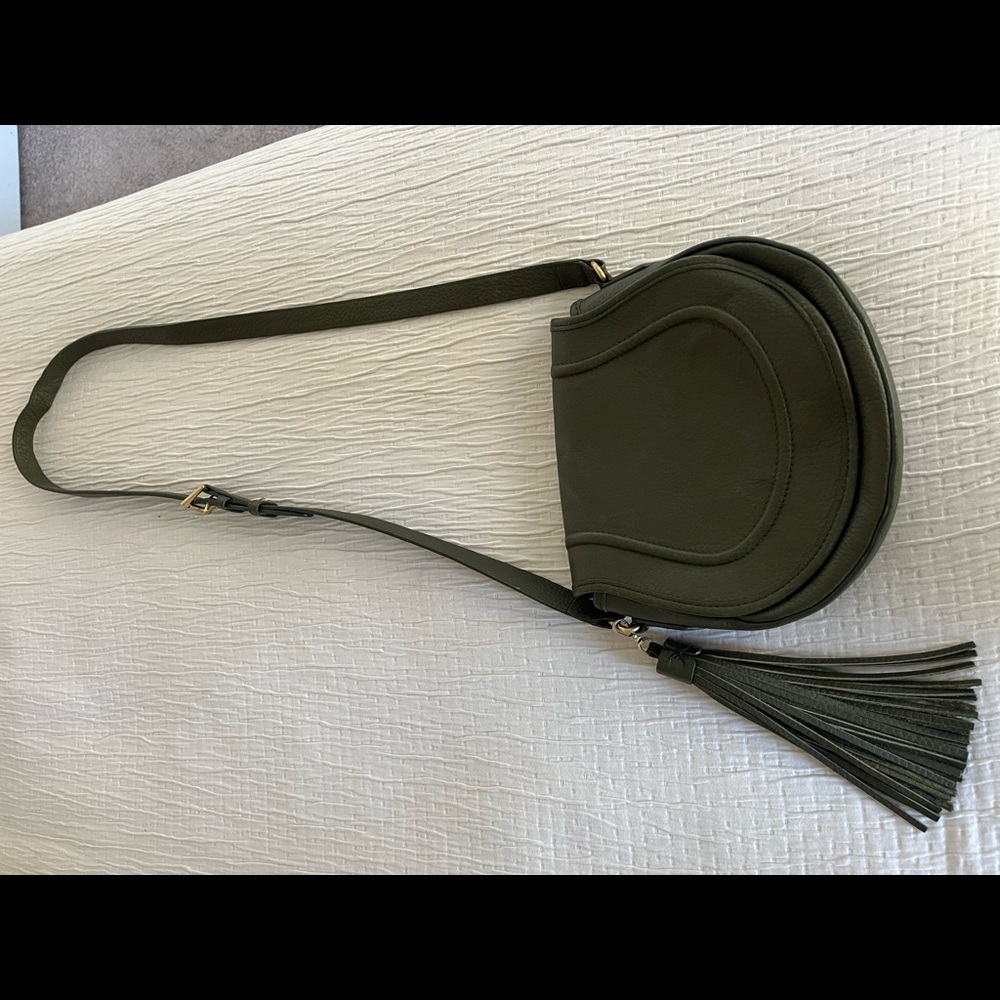 GiGi New York Leather Saddle Bag